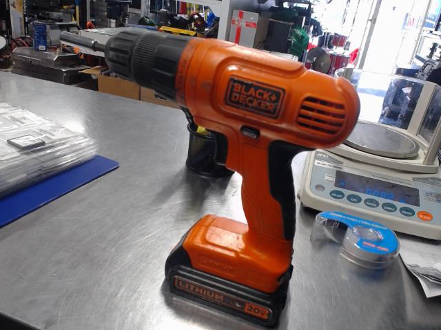 Perceuse orange black decker 20v