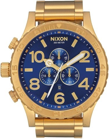 Nixon navy blue chrono in box like new
