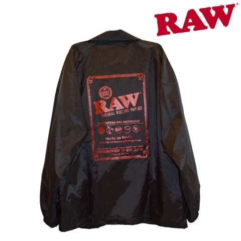 Raw x rolling pap coaches jacket