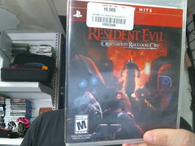 Resident evil operation raccoon city
