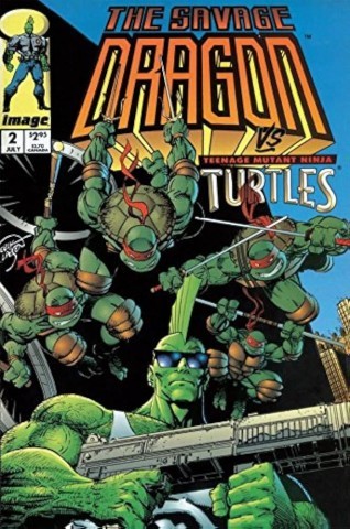Savage dragon #2 (1993) w/ tmnt