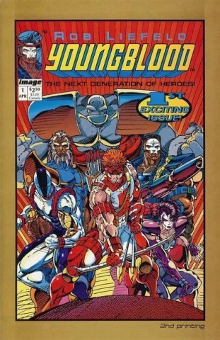 Youngblood #1 (1992) 2nd print alternate