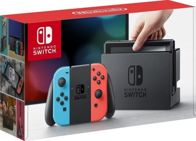 Nintendo switch dans la boite
