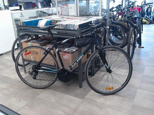 Velo de ville noire et bleu