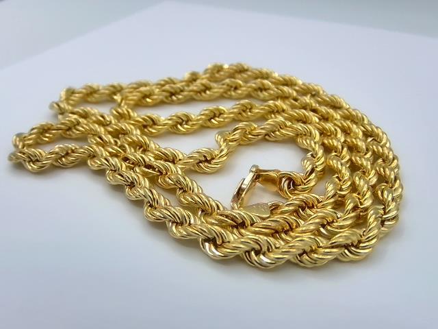 CHAINE TORSADE EN OR 10KT