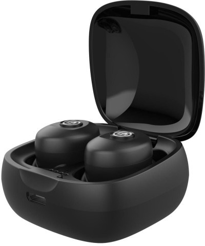 Ecouteur bluetooth noir dans boite