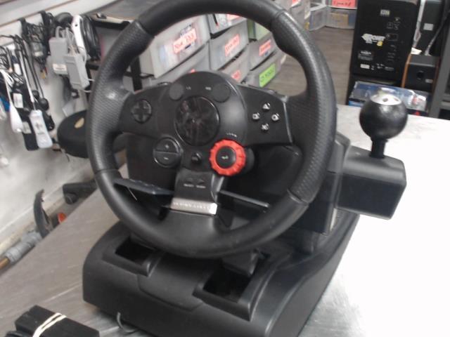 Volant+pedale+fil ps3