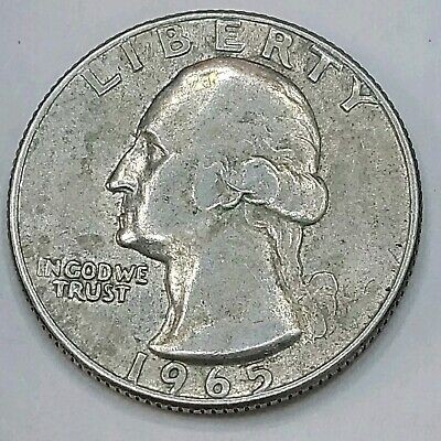 1965 liberty washington no mint mark