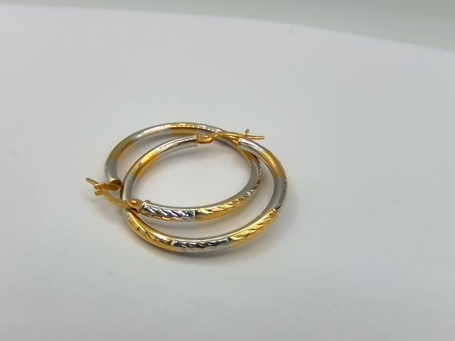 BOUCLES D OREILLES EN  OR 10KT