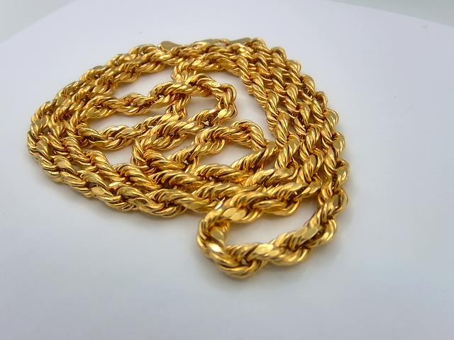 CHAINE TORSADE EN OR 10KT