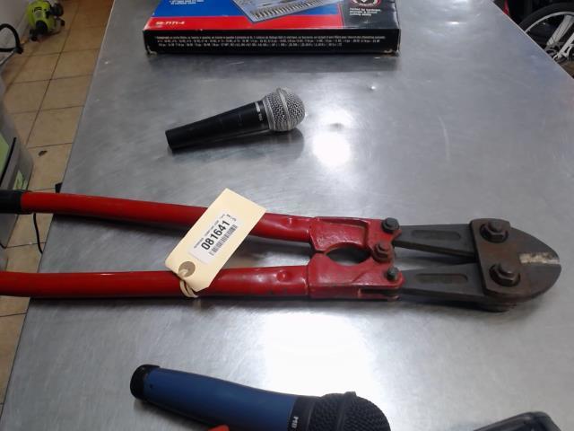 Pince pour acier rouge 24p