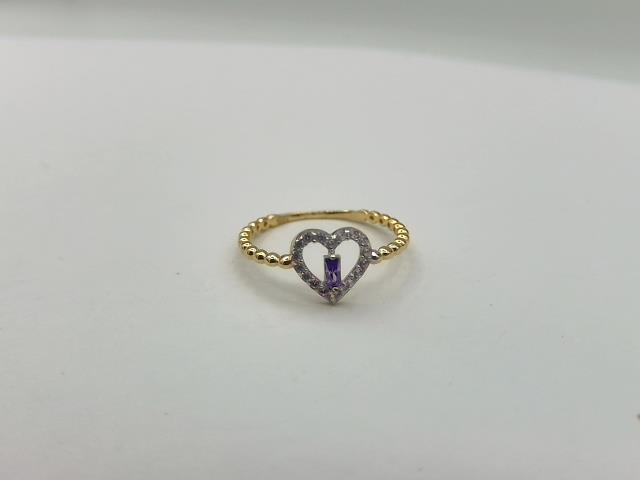 BAGUE EN OR 10KT NEW 