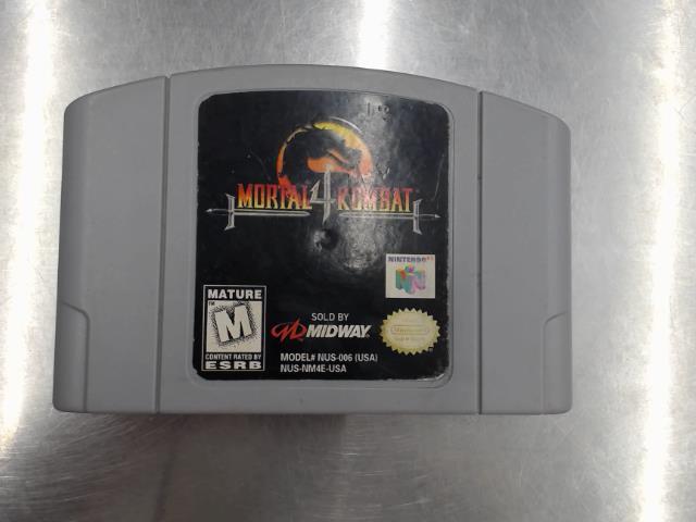 Jeu nintendo 65 mortal kombat 4