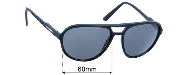Black sunglasses (lens damage)