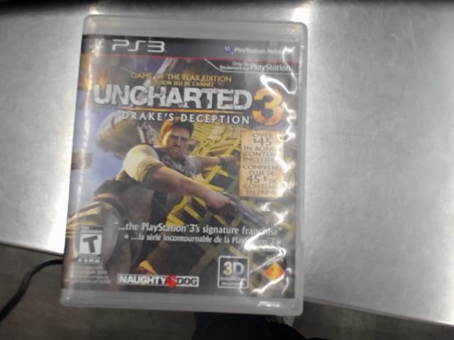 Jeu ps3 uncharted 3 drake's deception