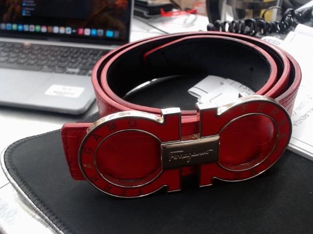 Red belt ferragamo salvatore