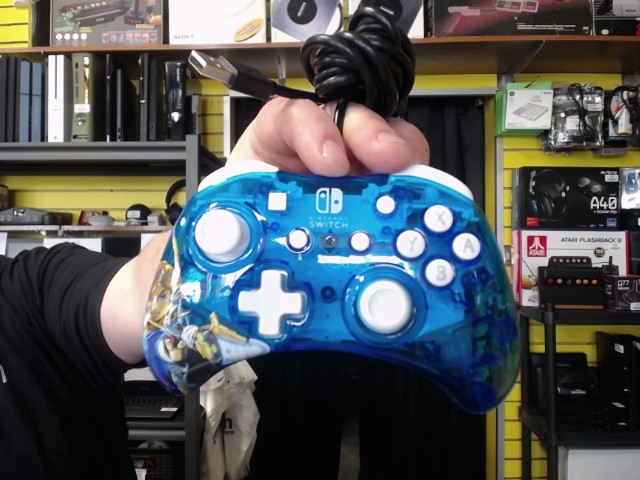 Manette bleue zelda link