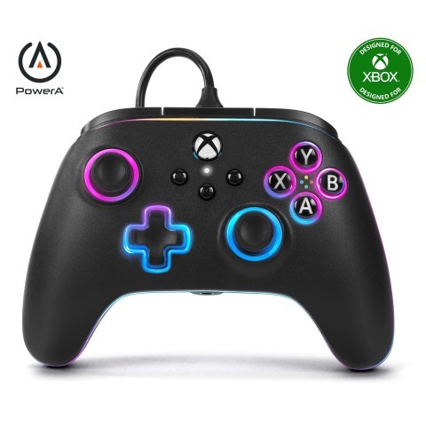 Manette xbox power a lumectra rgb
