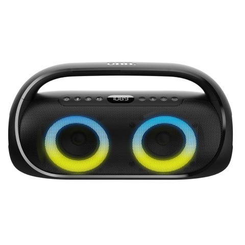 Bluetooth speaker style boombox avec led