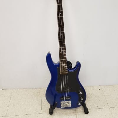 Basse electrique samick bleue