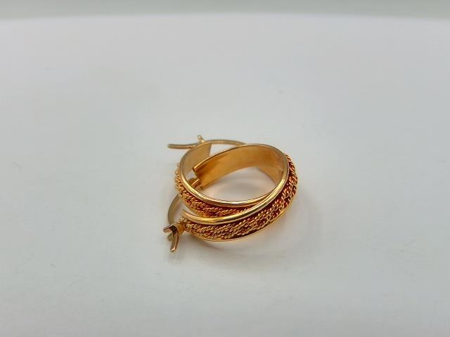 BOUCLES D OREILLES EN OR 10KT