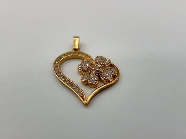 BRELOQUE COEUR EN OR10KT