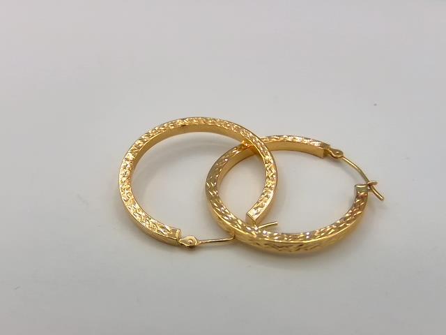 BOUCLES D OREILLES EN OR 14KT 