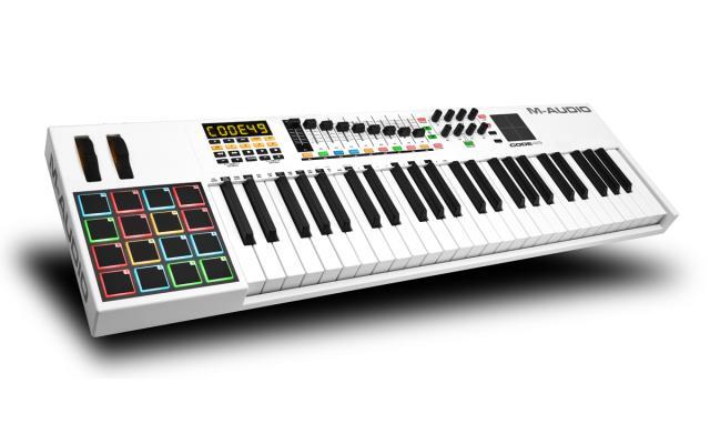Controlleur midi m-audio code 49