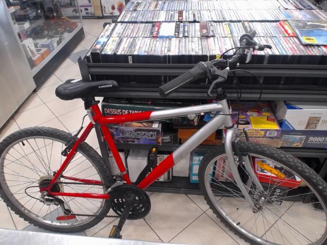 Velo rouge et argent