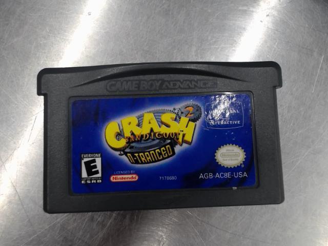 Jeu gameboy advance crash n-tranced