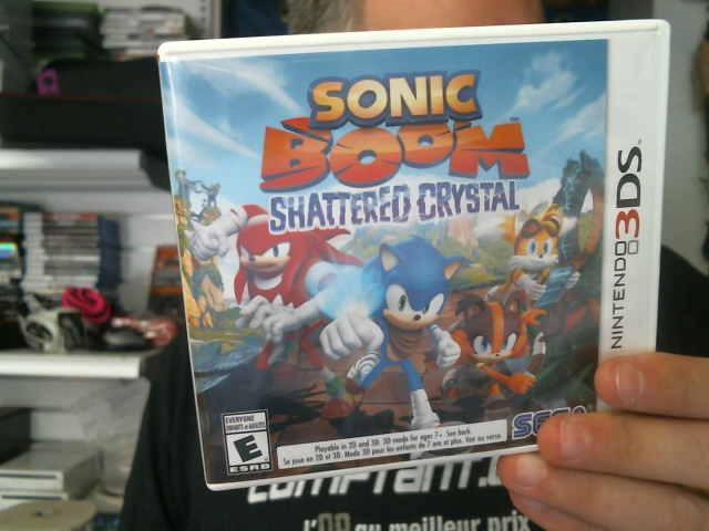 Sonic boom shattered crystal