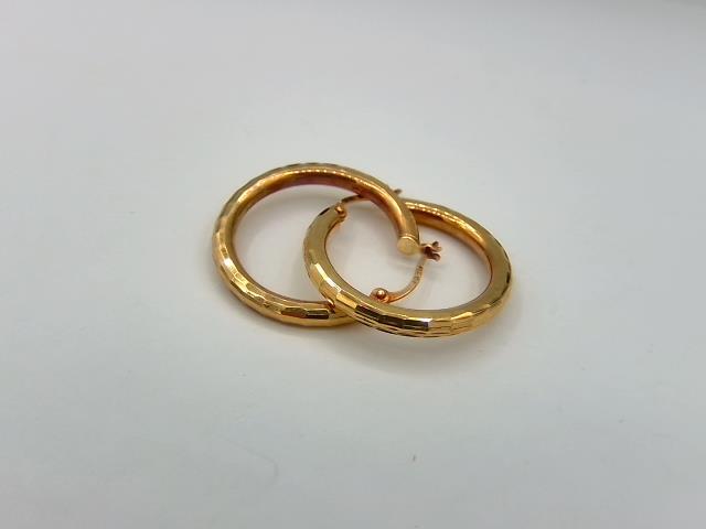 BOUCLES D OREILLES EN OR 10KT