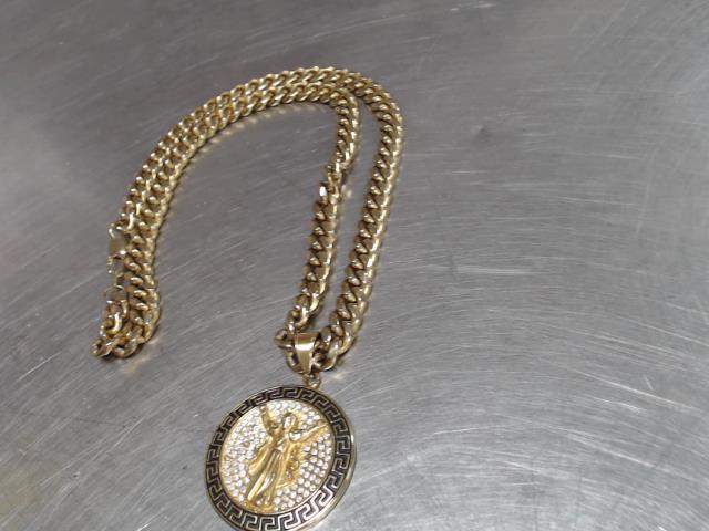 Chaine en stainless+medaillon