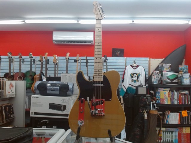 Guitare gauch double tremolo