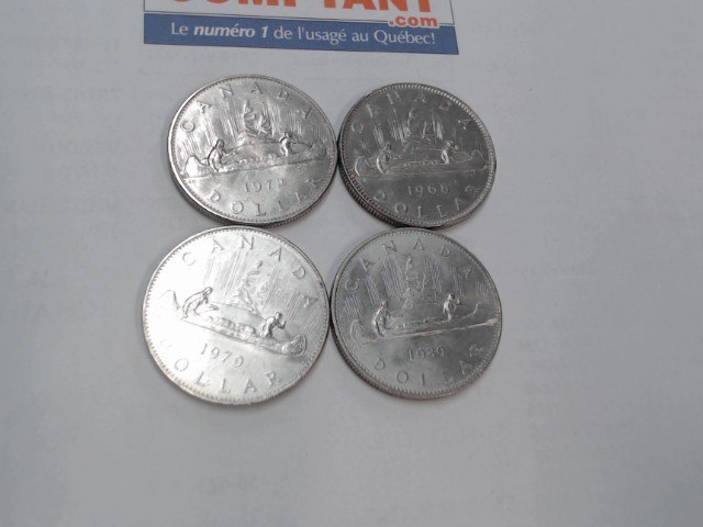 Dollar canadien 1968-1972-1979-1980