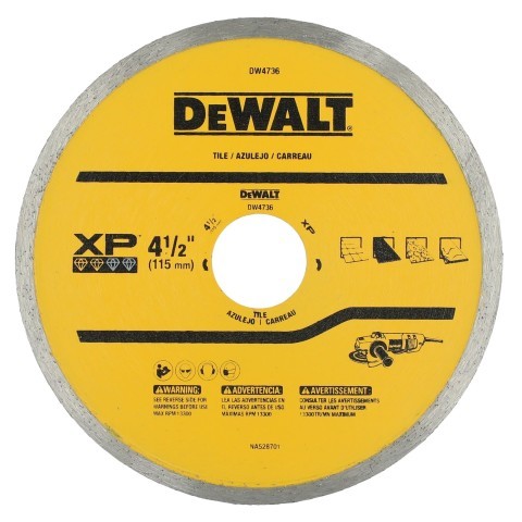 Lame de carreau dewalt 4 1/2''