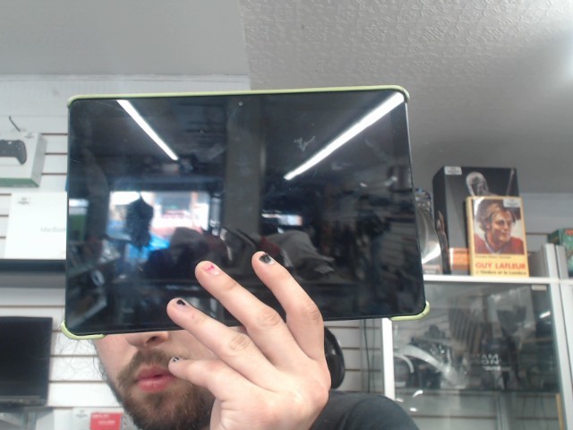 Tablette huawei avec case vert
