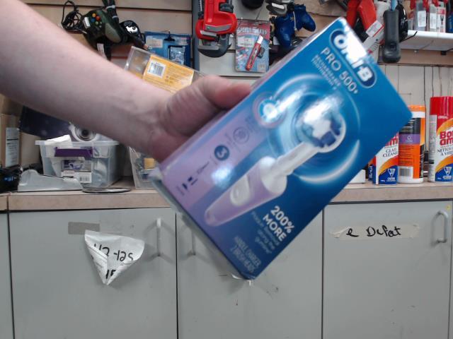 Purple toothbrush