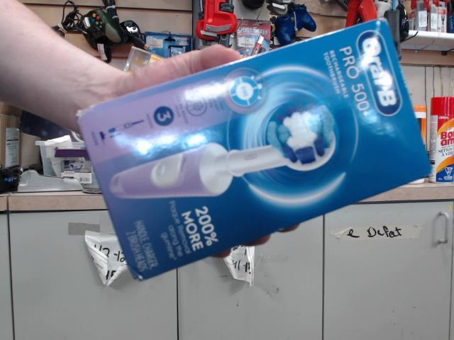 Purple toothbrush