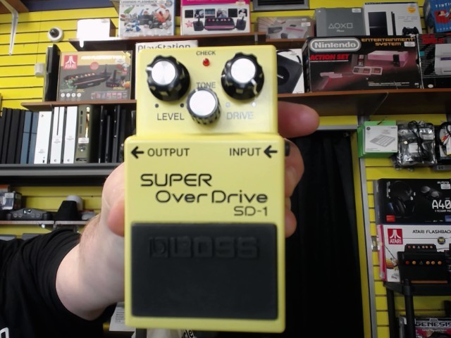 Pdale pour guitare super overdrive