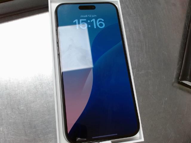 Iphone 15 pro max 256gb + boite no char