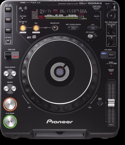 0mk3   pioneer cdj1000mk3 deck de dj