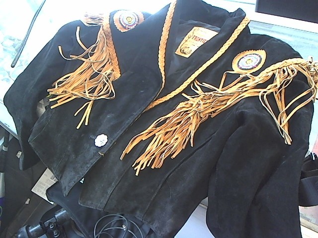 Genuine leather jacket beige sand color