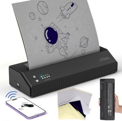 Imprimante a tattoo 210mm usb c
