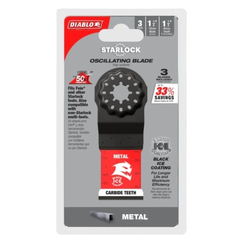 Diablo carbide oscillating blades x3