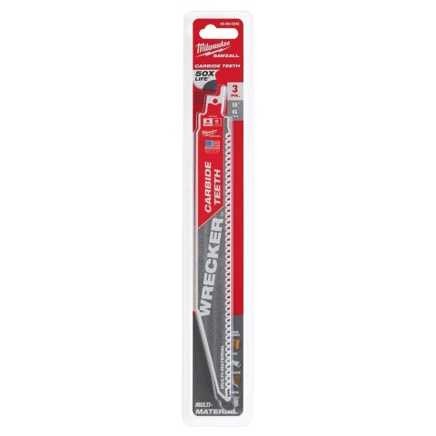 Milwaukee 9inch sawzall blade 3 pack