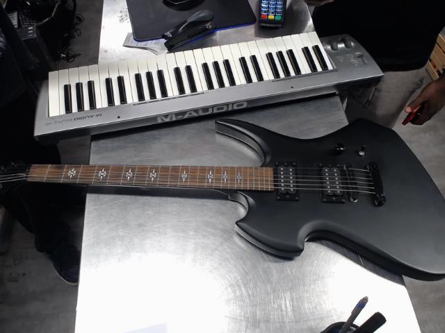 Black h-400 stagg electric guitar