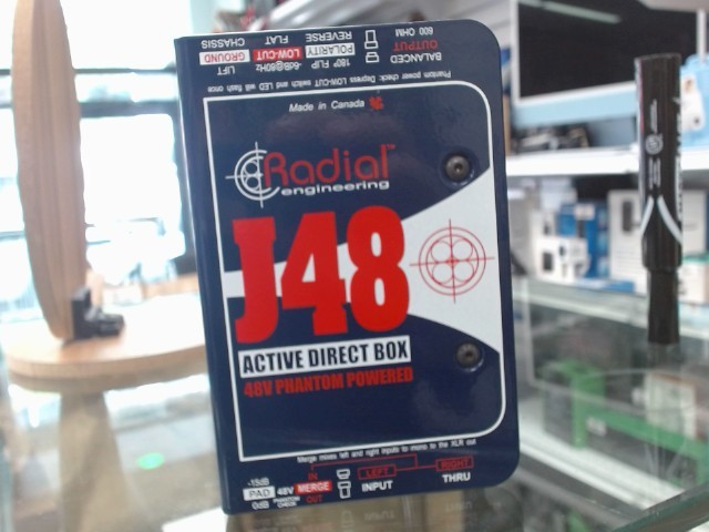 Radial active direct box 48 v