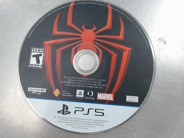 Spider man ps5 disque only