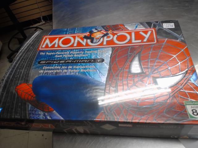 2006 spiderman monopoly parker brothers